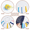 30Pcs 3 Style Acrylic Thread Winding Boards FIND-PH0018-40-4