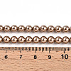 Baking Paint Pearlized Glass Pearl Bead Strands HY-N002-5mm-A06-5