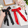 Big Bowknot Polyester Alligator Hair Clips AJEW-CP0008-42B-03-3