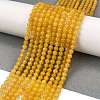 Natural Topaz Jade Beads Strands G-M438-A06-01-2