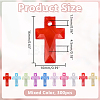 300Pcs Transparent Acrylic Pendants MACR-HY0001-18-2