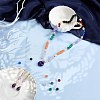 200Pcs DIY Natural & Dyed Malaysia Jade Beaded Stretch Bracelet Making Kits DIY-SC0014-77-5