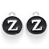 Platinum Plated Alloy Charms LS-ENAM-S118-02Z-P-1