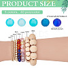 5 Colors Transparent Glass Beads Sets FGLA-PH0001-11B-01-2