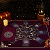 Star Pattern Square Velvet Tarot Tablecloth for Divination AJEW-WH0470-82C-4