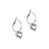 925 Sterling Silver Hoop Earrings EJEW-BB60094-5
