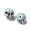 Vintage Porcelain Pumpkin Beads PORC-L080-A05-2