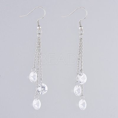 304 Stainless Steel Dangle Earrings EJEW-JE04003-03-1