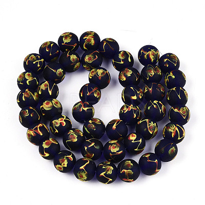 Handmade Lampwork Beads Strands LAMP-N028-05G-1