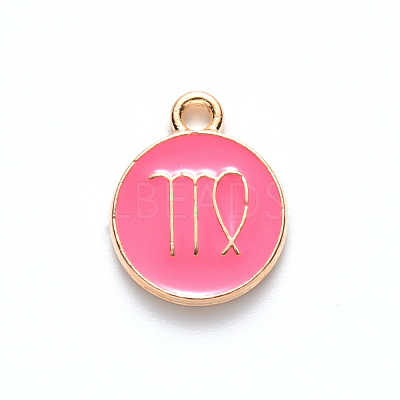 Alloy Enamel Pendants ENAM-S124-01B-03B-1