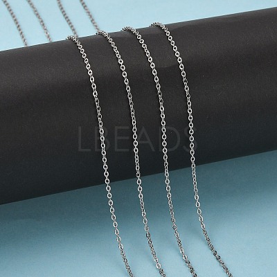 Tarnish Resistant 304 Stainless Steel Cable Chains CHS-K002-33-1