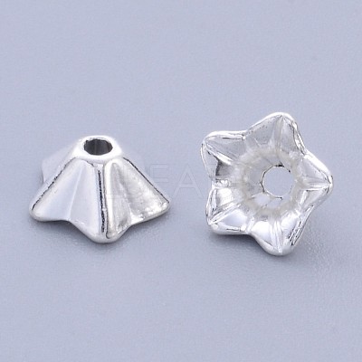 Tibetan Style Alloy Bead Caps LS-K08T9021-1