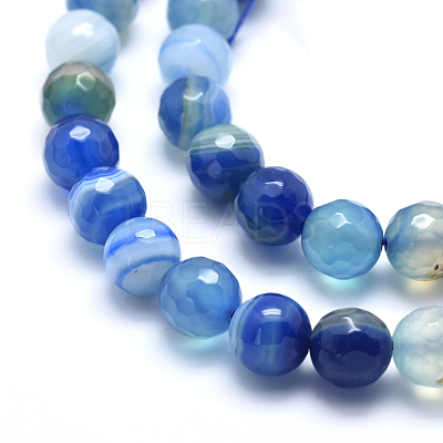 Natural Agate Beads G-J371-01-10mm-1