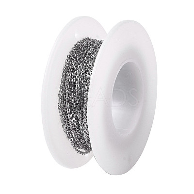 Tarnish Resistant 304 Stainless Steel Cable Chains CHS-H007-01P-1