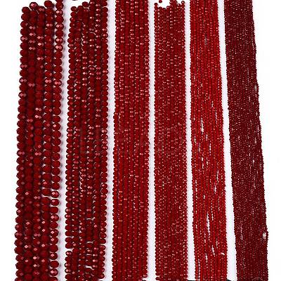 Opaque Solid Color Imitation Jade Glass Beads Strands EGLA-A044-P3mm-D02-1