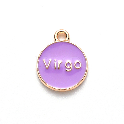 Alloy Enamel Pendants X-ENAM-S124-01A-01B-1