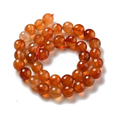Natural Carnelian Beads Strands G-E571-35C-1