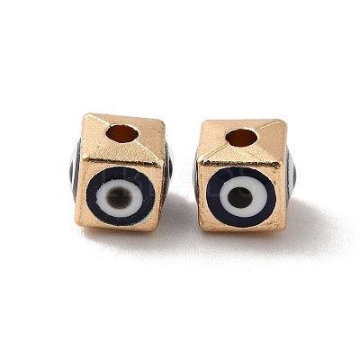 Alloy Enamel Beads ENAM-D049-01KCG-01-1