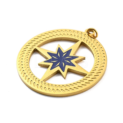 Ion Plating(IP) 304 Stainless Steel Pendants STAS-O003-11G-1