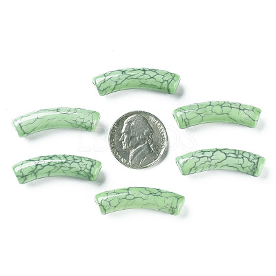 Opaque Crackle Acrylic Beads MACR-S372-002N-012-1