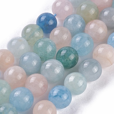 Natural Morganite Beads Strands G-I247-03C-1