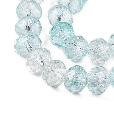 Transparent Glass Beads Strands X-GLAA-T023-4mm-A01-1