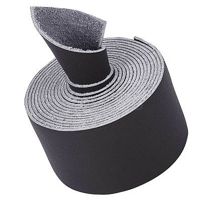Flat Microfiber Imitation Leather Cord LC-WH0006-07C-02-1