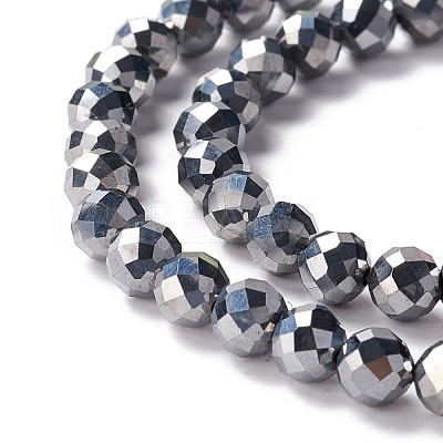 Terahertz Stone Beads Strands  G-A021-10-1