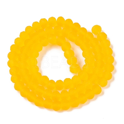Transparent Glass Beads Strands X-EGLA-A044-T6mm-MD05-1