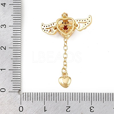 Brass Micro Pave Cubic Zirconia Pendants KK-B161-12G-01-1