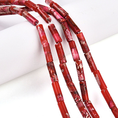 Synthetic Imperial Jasper Beads Strands X-G-S322-002C-1-1