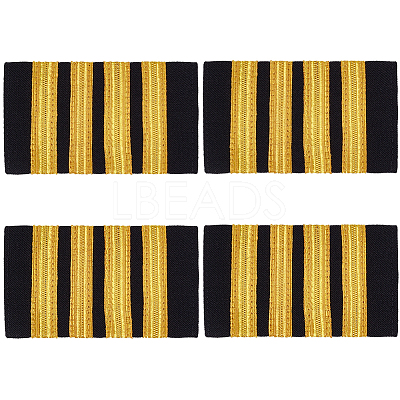 Silk Aviation Epaulette AJEW-CY0002-53B-1