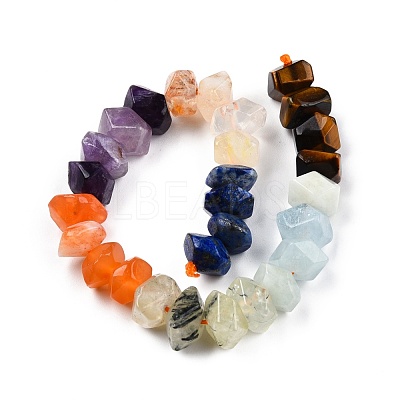 Natural Mixed Gemstone Beads Strands G-N327-05-1