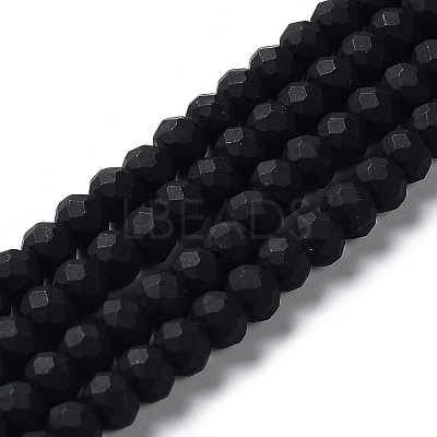 Glass Beads Strands EGLA-A034-P8mm-MD18-1