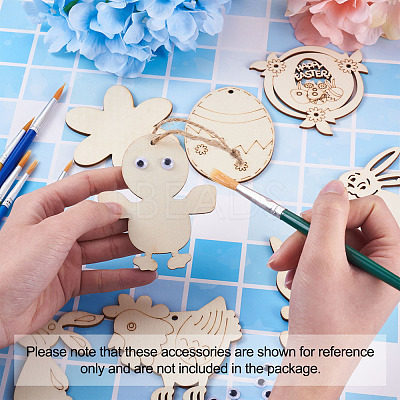 Wooden Cutouts Ornaments WOOD-TA0002-39-1