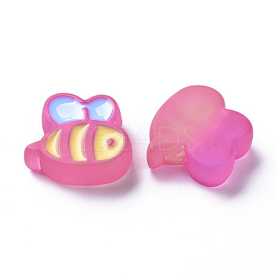 Transparent Acrylic Beads MACR-S374-06B-02-1