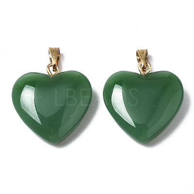 Spray Painted Glass Pendants X-GLAA-N035-016-A01-1