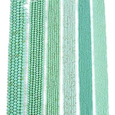 Electroplate Opaque Solid Color Glass Beads Strands LS-EGLA-A044-P3mm-L14-1