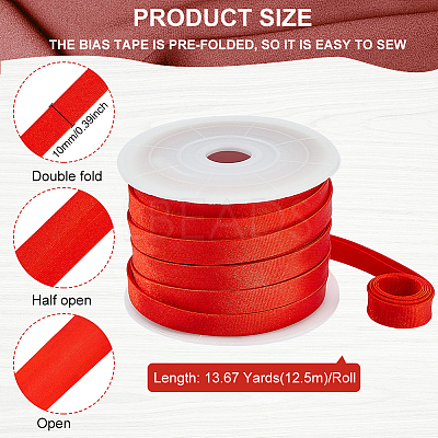 12.5M Flat Satin Piping Ribbon OCOR-BC0006-22C-1