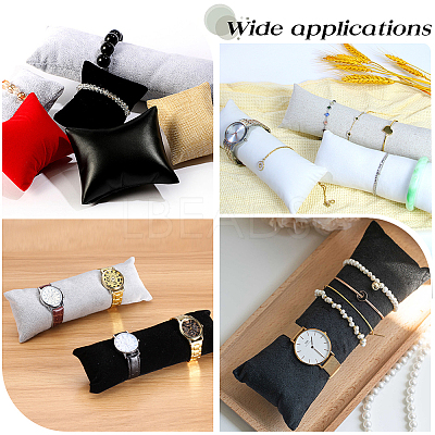 2Pcs Velvet Watch Pillow Jewelry Displays ODIS-BBC0001-07B-1
