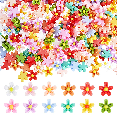360Pcs 12 Colors Opaque Resin Cabochons RESI-PH0002-68-1
