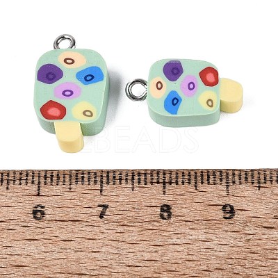 Handmade Polymer Clay Pendants CLAY-Q253-07P-06-1