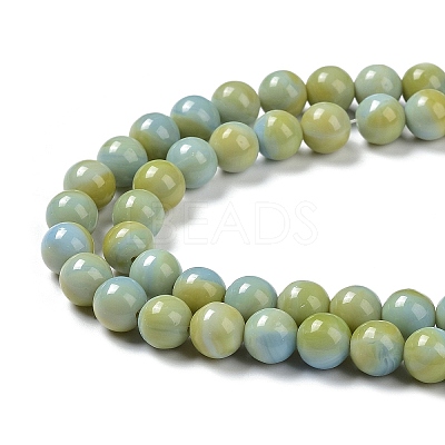 Glass Round Beads Strands X-GLAA-M044-01C-1