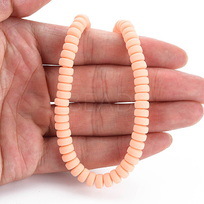 Handmade Polymer Clay Beads Strands CLAY-N008-32-1