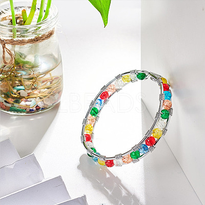 2 Strands Synthetic Quartz Crystal Beads Strands G-GO0001-28B-1