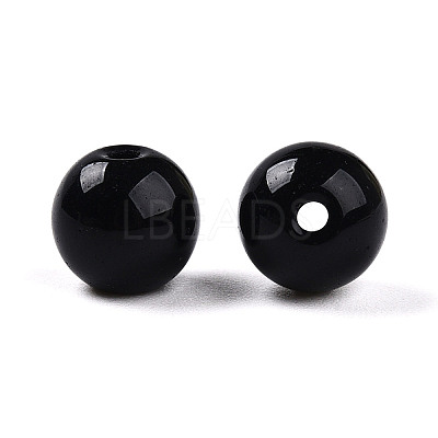 Opaque Solid Color Glass Beads GLAA-N007-8mm-A16-1