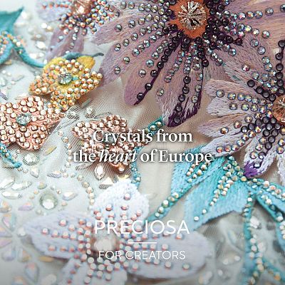 Preciosa&reg MAXIMA Crystal No Hotfix Flatback Stones Y-PRC-NSS8-50630-1