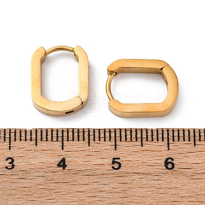 304 Stainless Steel Huggie Hoop Earrings STAS-H156-11B-G-1