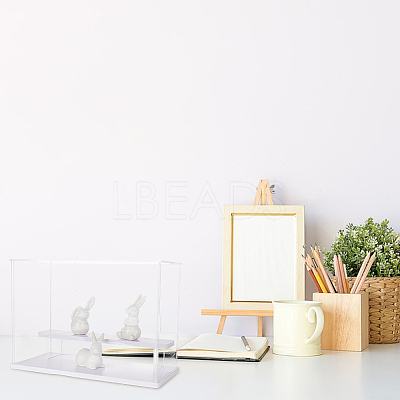 Transparent Plastic Minifigures Display Case ODIS-WH0025-142B-1