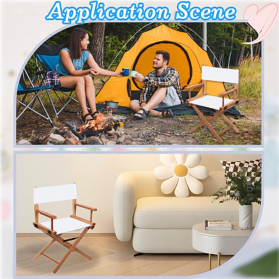 Cloth & Bamboo Sticks for Beach Chair Cloth Replacement Supplies AJEW-WH20018-05B-1-1